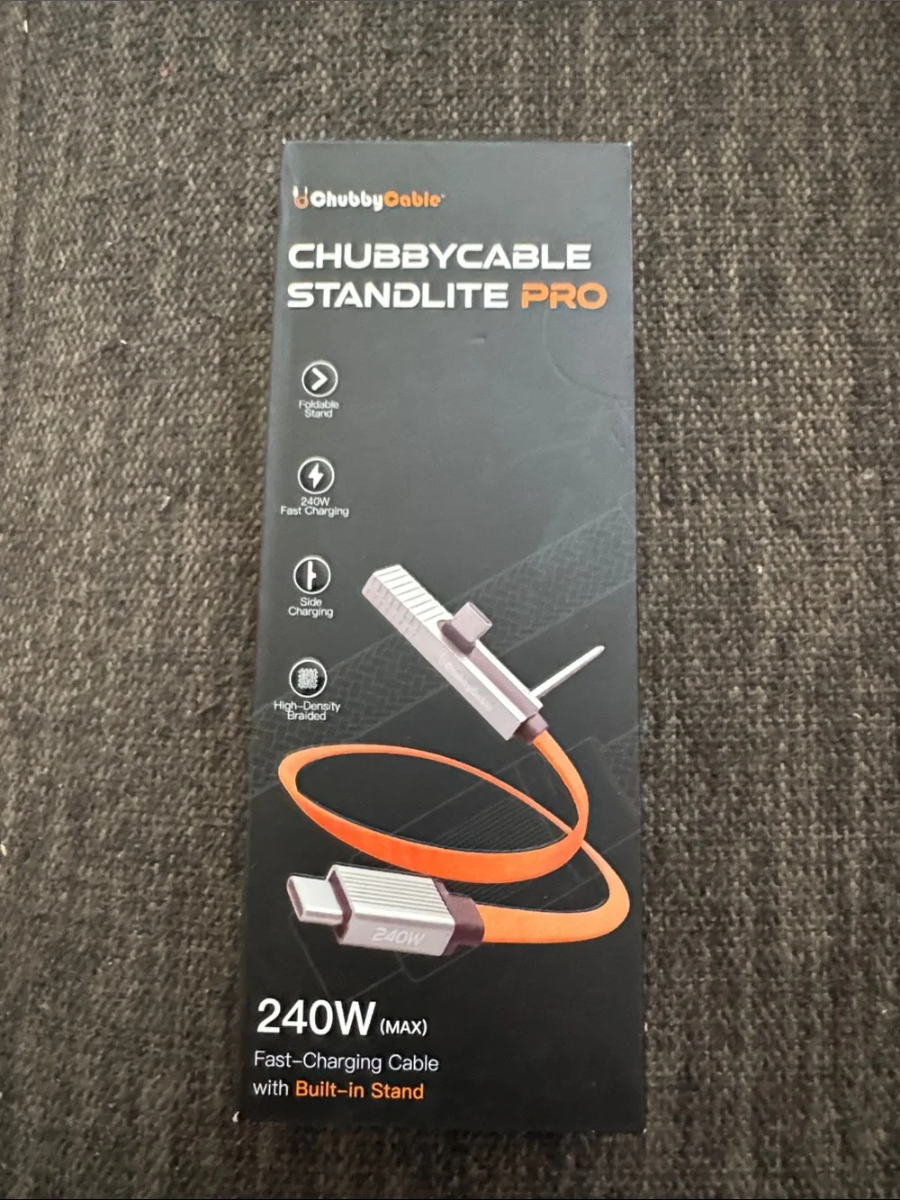 Standlite Pro 240W Fast-Charging Cable - Orange